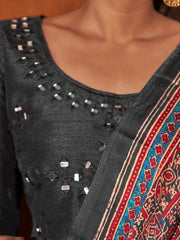 Women's Viscose Silk Printed Designer Saree With Blouse Piece