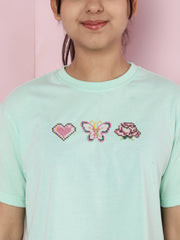 Girls Cotton Crop Top
