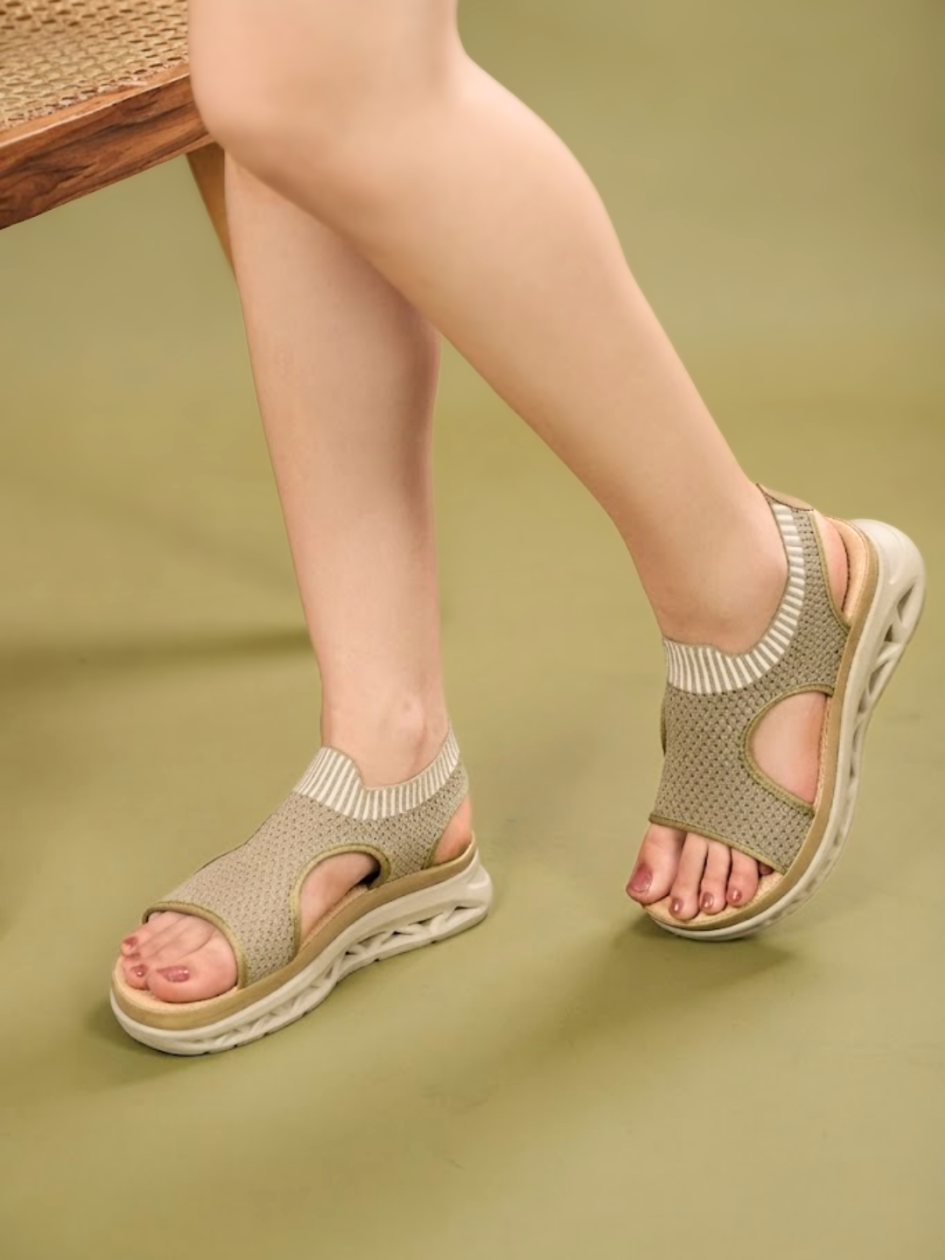 Casual Fashion Backstrap Platform Sandals 1 inch Heels