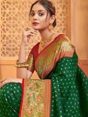 Majestic Yellow Pure Kanjivaram Silk Saree | Bridal Heritage Collection | Limited Edition