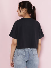 Girls Cotton Crop Top