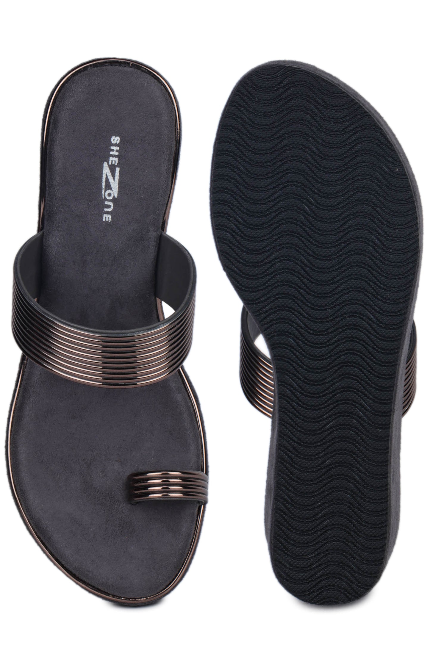 Casual Fashion Sandals 3 Inches Wedge Open Back Round Toe Heels