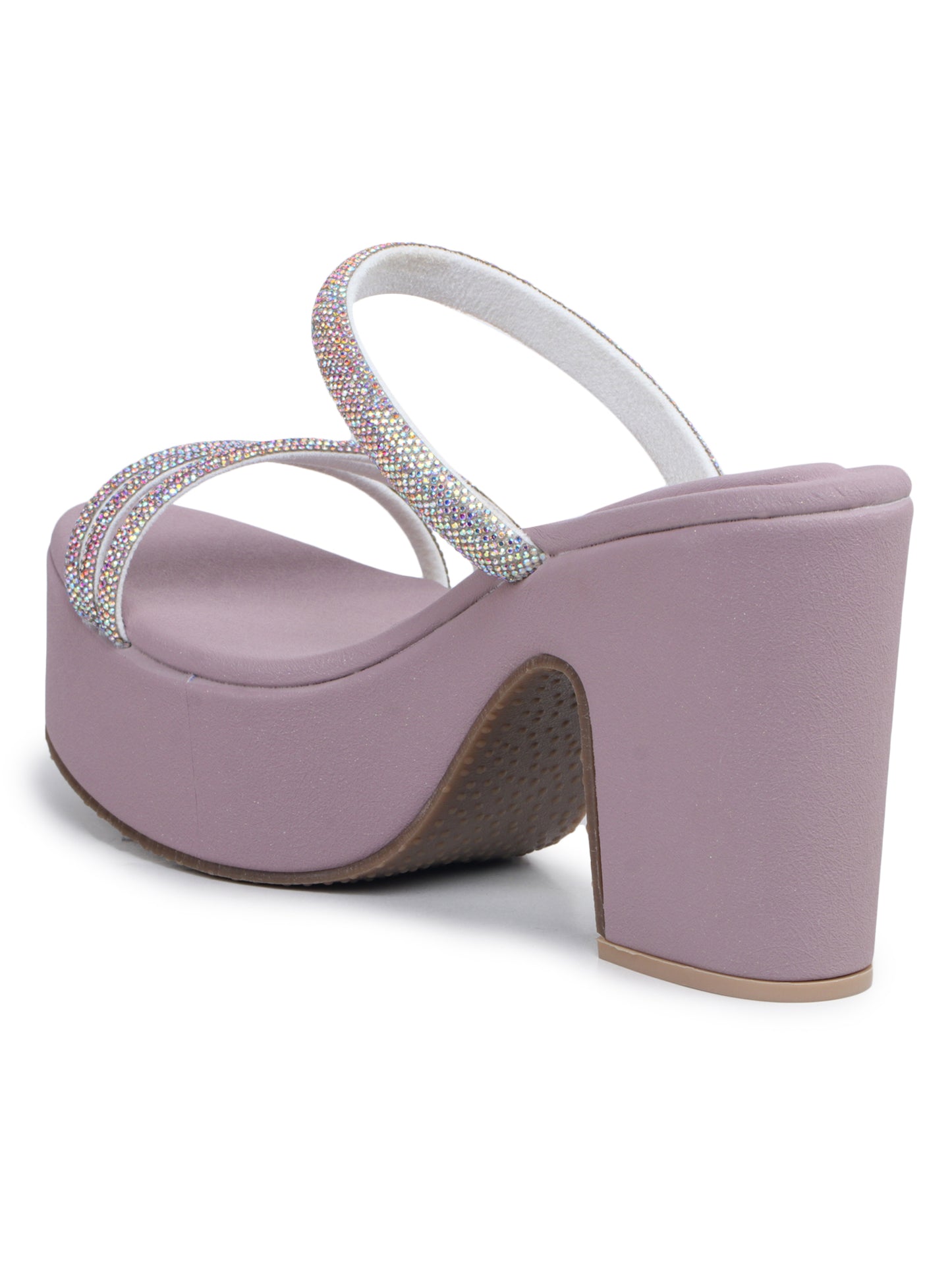 Casual Fashion Sandals Open Back Block Heels