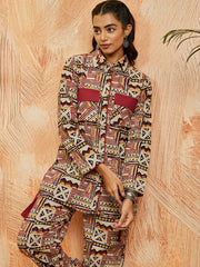 Women's Rust Co ords Set