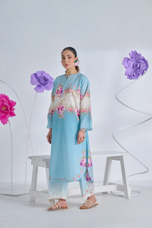 Printed Muslin Co Ord Set