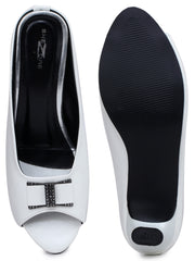Casual Fashion Sandals Open Back Kitten Heels