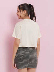 Girls Cotton Crop Top