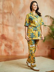 Women's Mustard Co ords Set