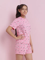Girls Cotton Night Suits