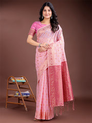 Elegant Sky Blue Cotton Saree with Contrast Pallu – Perfect Blend of Tradition & Comfort