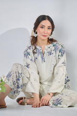 Ethereal Bloom Linen Co-ord Set