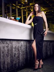 One Shoulder Maxi Dress