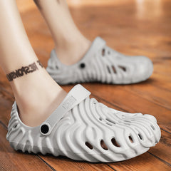 Extra Soft Men's Casual Sports Clogs/Sandals with Adjustable Back Strap for Adult | Comfortable & Lightweight