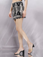 Women Sequenced Pencil Mini skirt