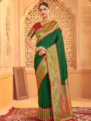 Majestic Yellow Pure Kanjivaram Silk Saree | Bridal Heritage Collection | Limited Edition
