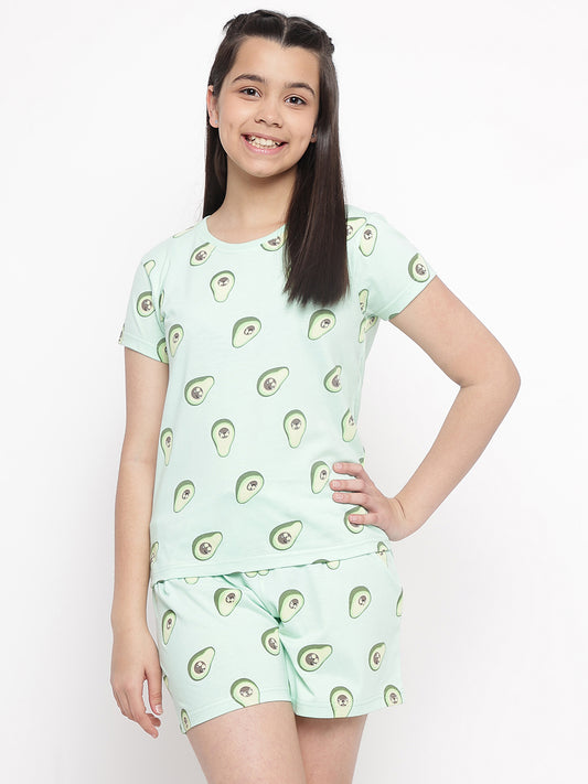 Girls Cotton Night Suits