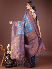 Majestic Red & Grey Silk Saree with Rich Woven Pallu – A Regal Touch for Special Moments