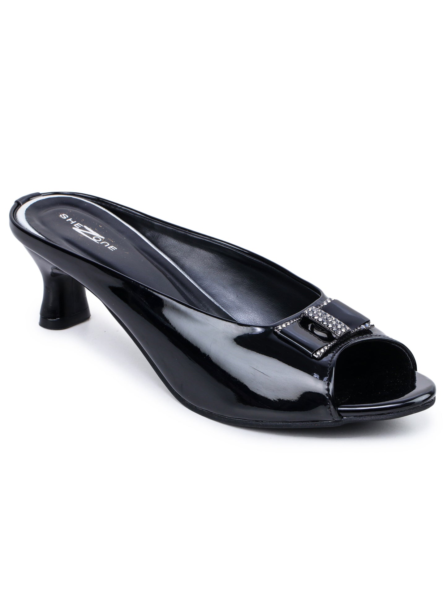 Casual Fashion Sandals Open Back Kitten Heels