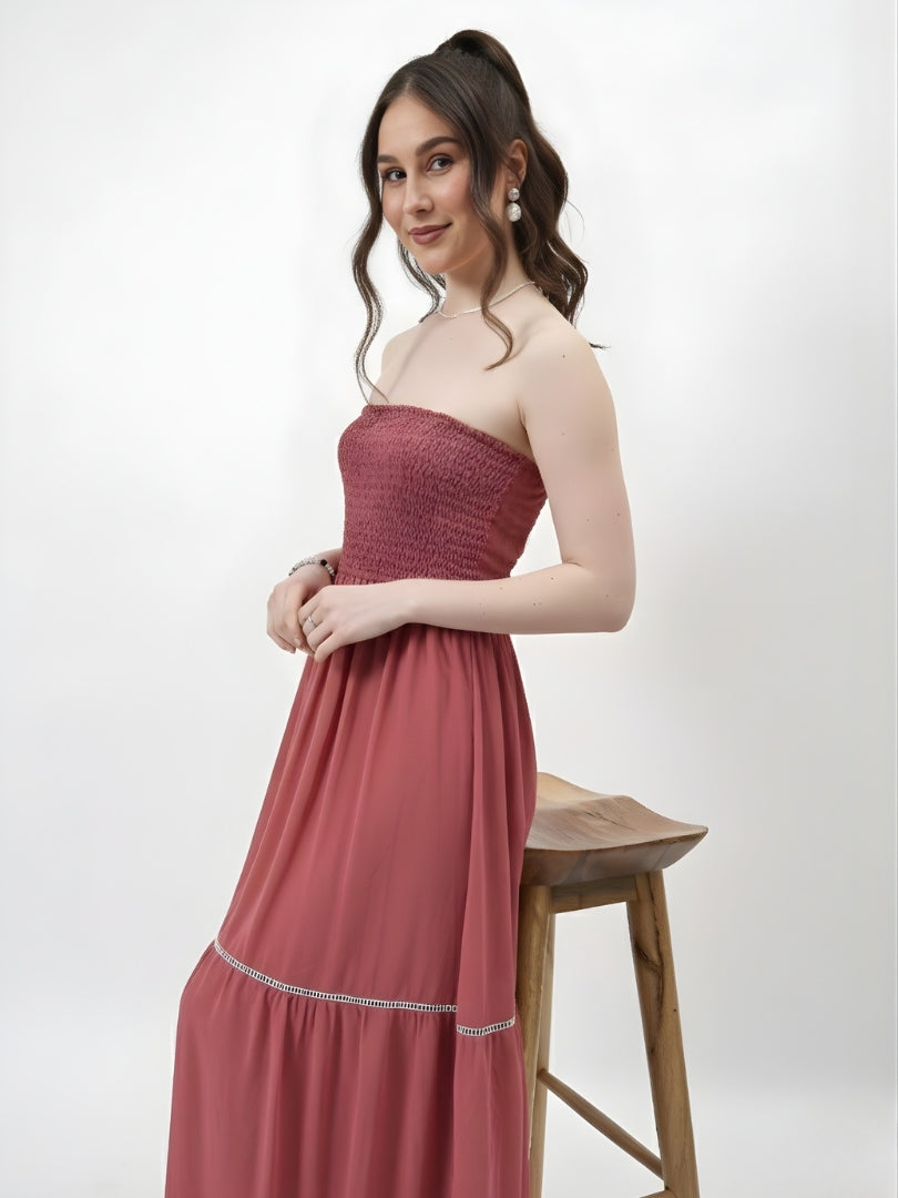 Georgette Maxi Dress-ADR-19720A