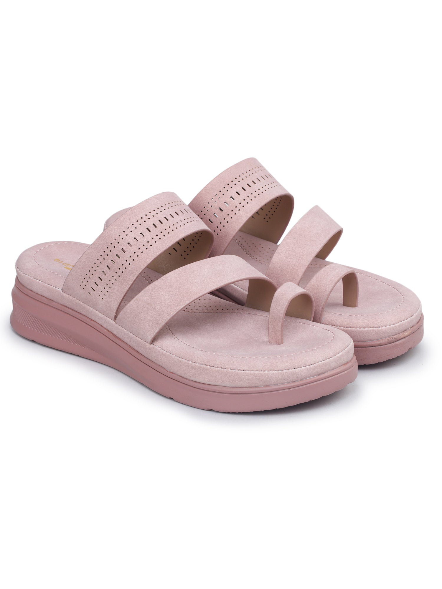 Casual Open Back Round Toe Heels
