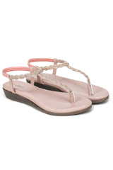 Casual Fashion Slip-On T-Strap Flats Flats