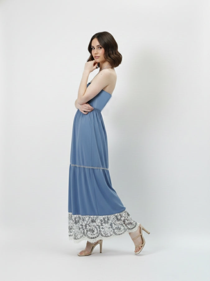 Georgette Maxi Dress-ADR-19718A
