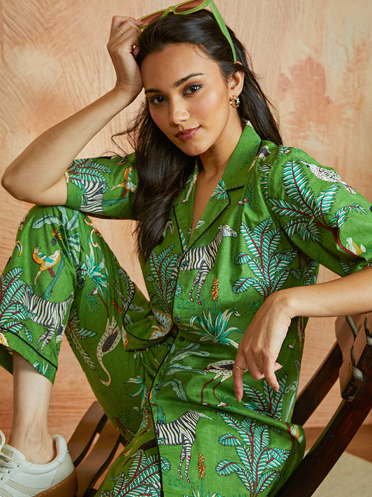 Women's Green Co ords Set