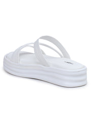 Casual Fashion Sandals Open Back Flatform Heels