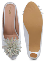 Casual Fashion Sandals Open Back Kitten Heels
