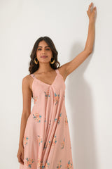 Scarlet Orange Striped Palazzo Jumpsuit