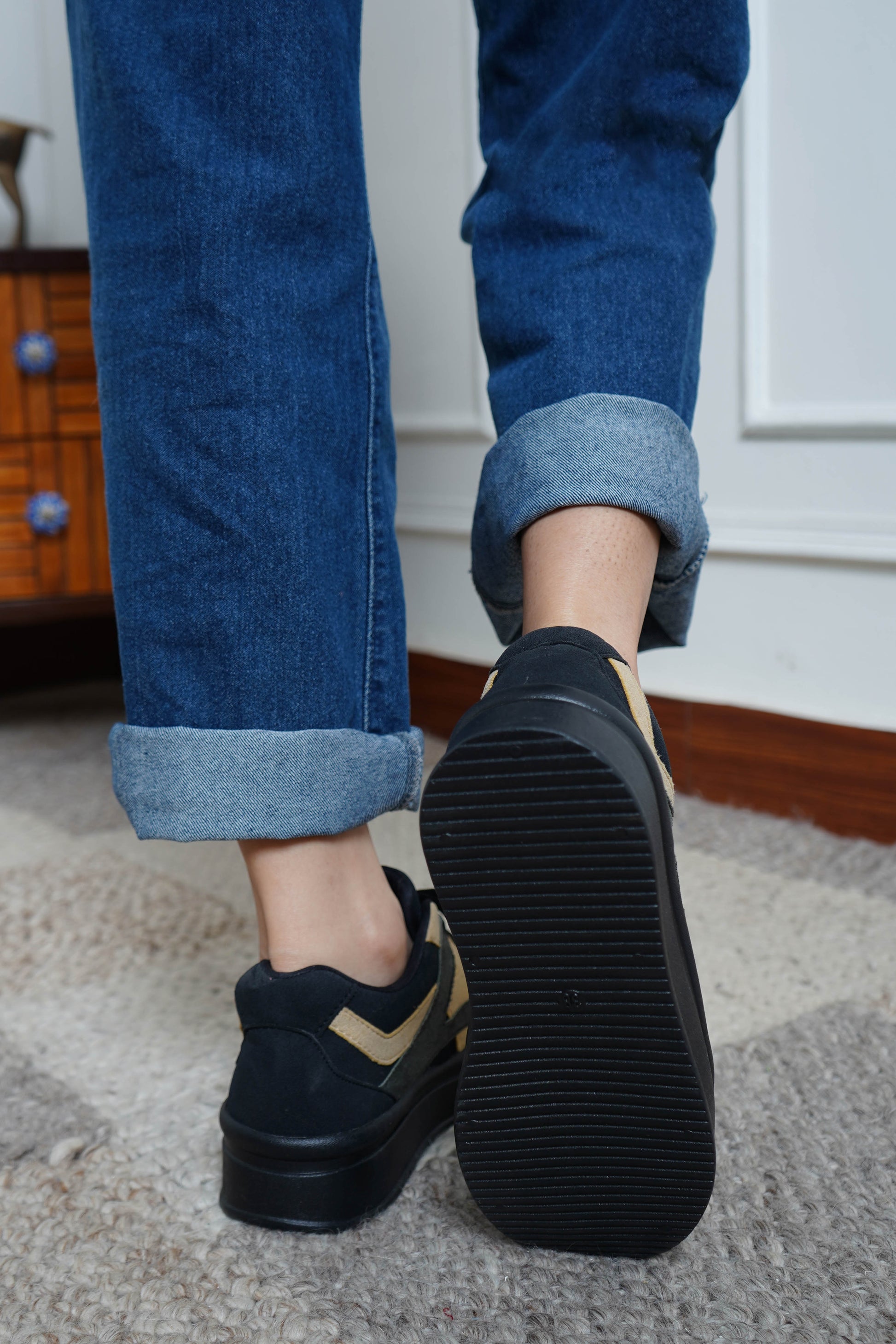 Black Smart Casual  Shoes