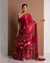 Soft Modal crepe saree with shaded style prints.
