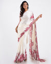 Soft Modal crepe saree with shaded style prints.