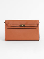 Women's The Overlap Sling Bag - Terracotta Brown