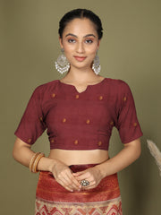 Majestic Red & Teal Silk Saree with Rich Woven Pallu – A Regal Touch for Special Moments