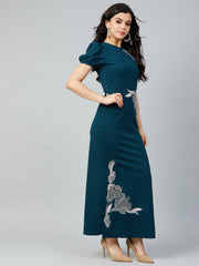 Embroidered Maxi Dress