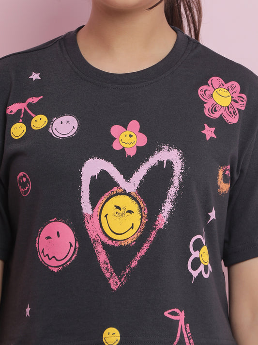 Girls Cotton Crop Top