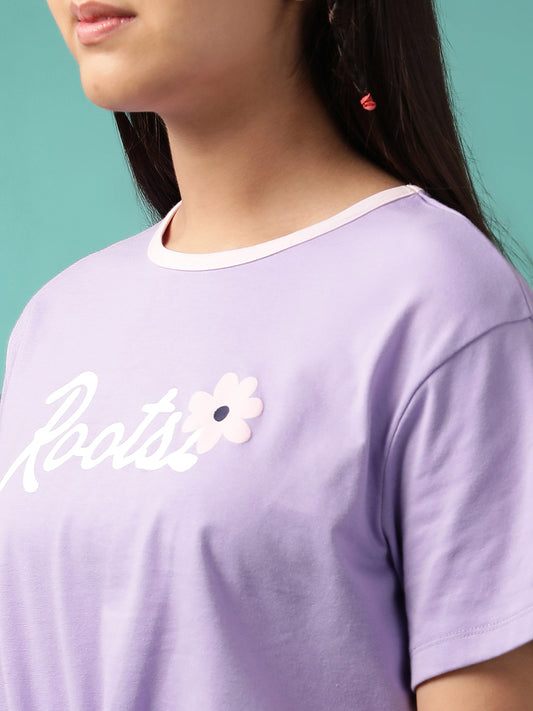 Girls Cotton Crop Top
