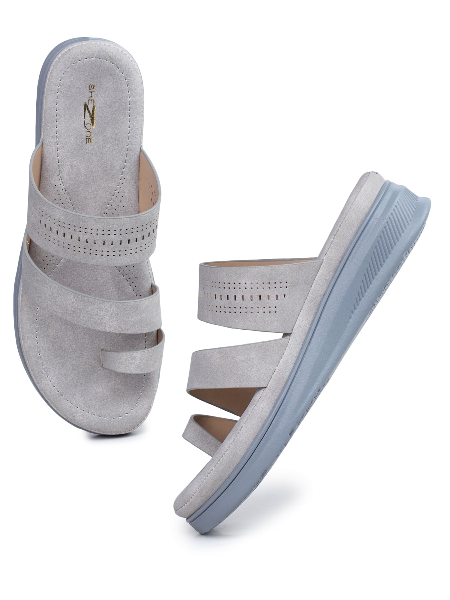 Casual Open Back Round Toe Heels