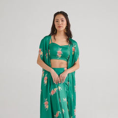 Jade Green Fusion Co-ord Set