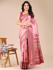 Graceful Light Green Silk Saree – Subtle Sophistication for Every Occasion