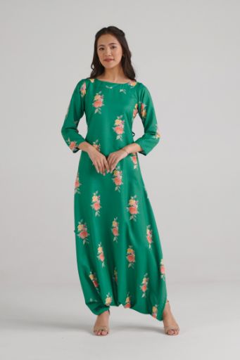 Jade Green Dhoti Jumpsuit