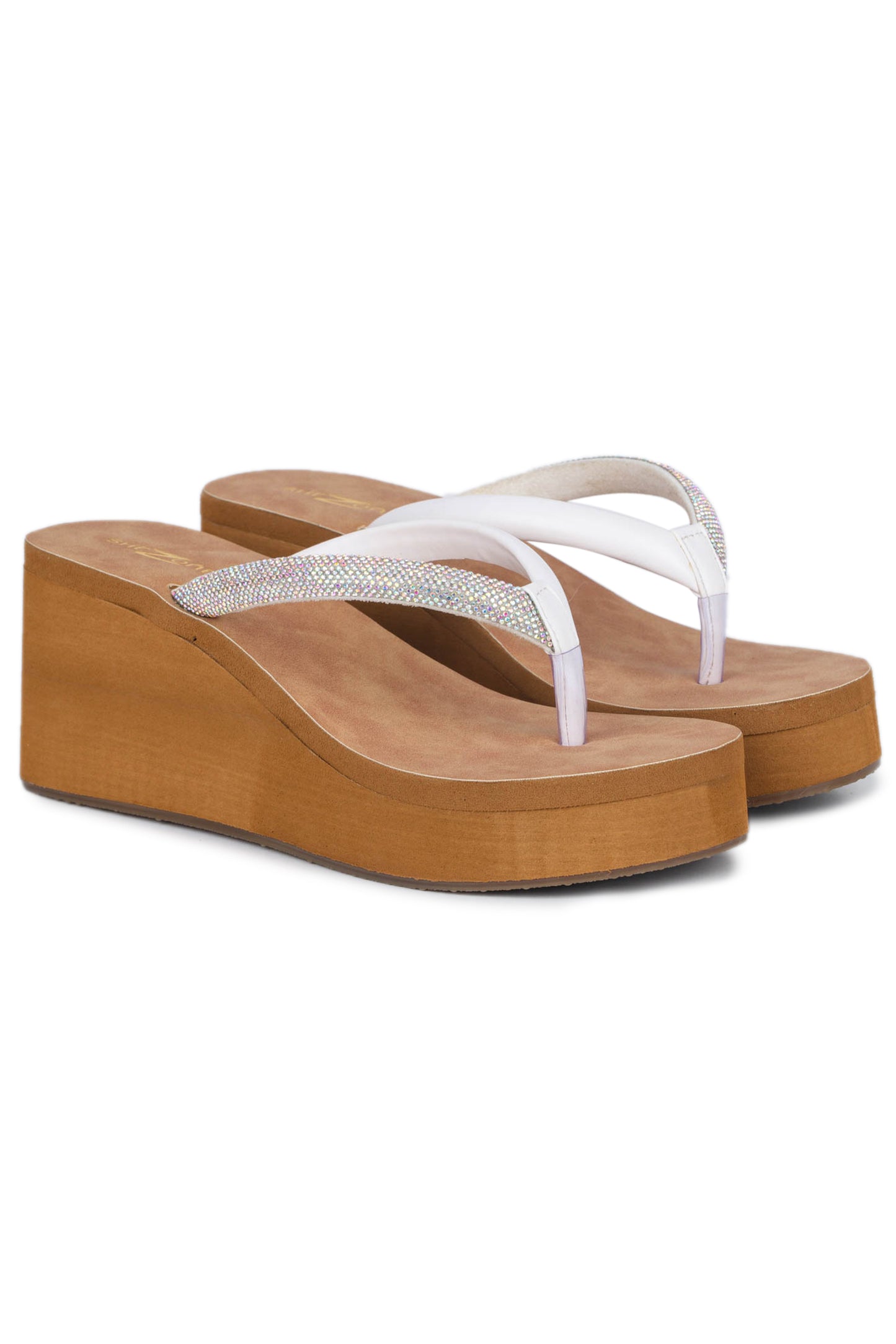 Casual Fashion Sandals 3 Inches Wedge Open Back Round Toe Heels