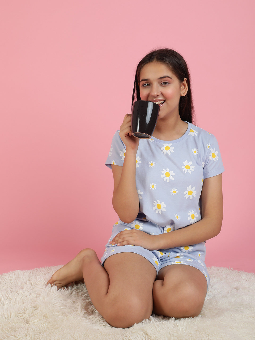 Girls Cotton Night Suits
