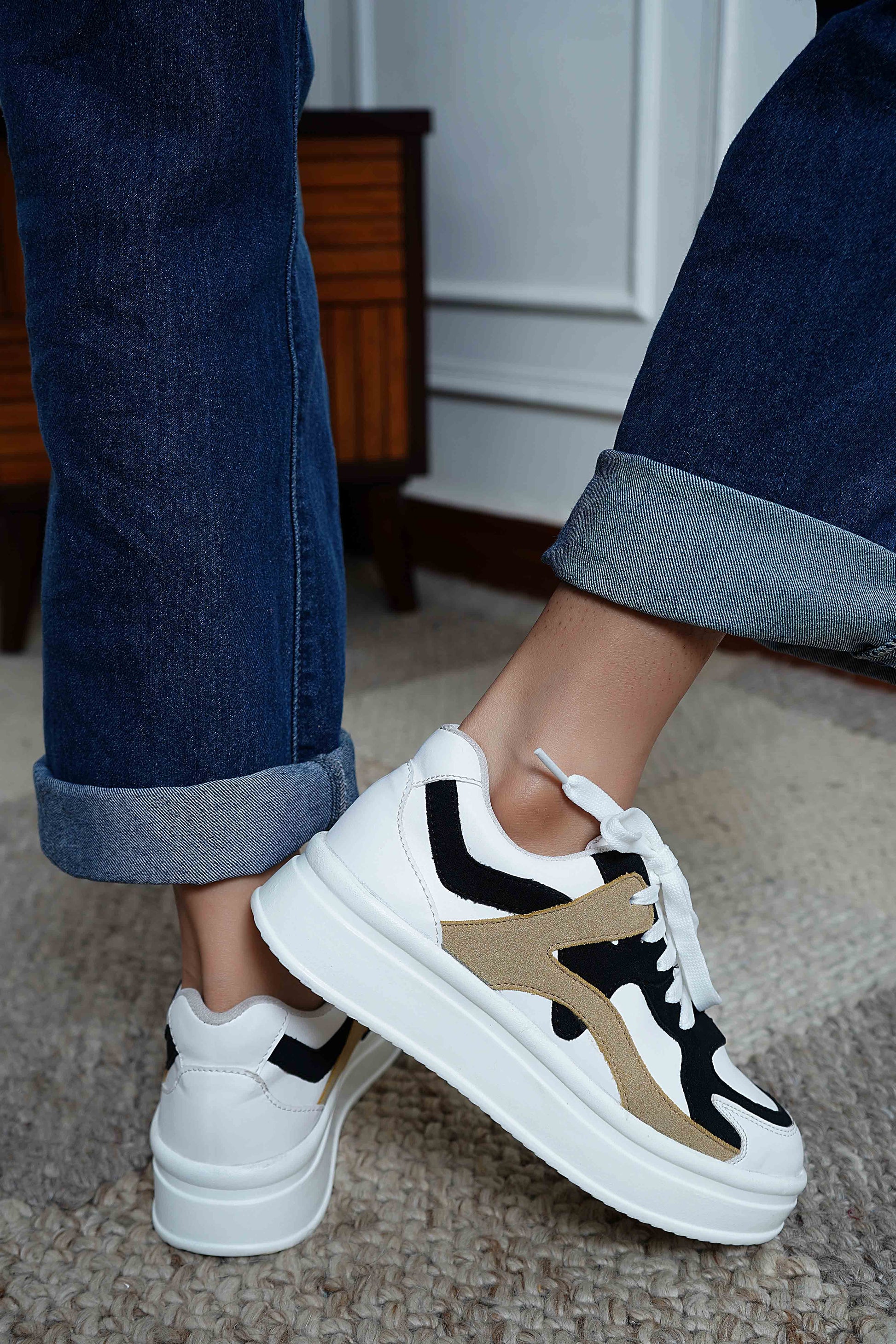White Smart Casual  Shoes