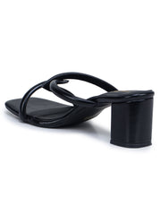 Fashion Open Back Sandal 2 inches Block Heels