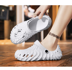Extra Soft Men's Casual Sports Clogs/Sandals with Adjustable Back Strap for Adult | Comfortable & Lightweight