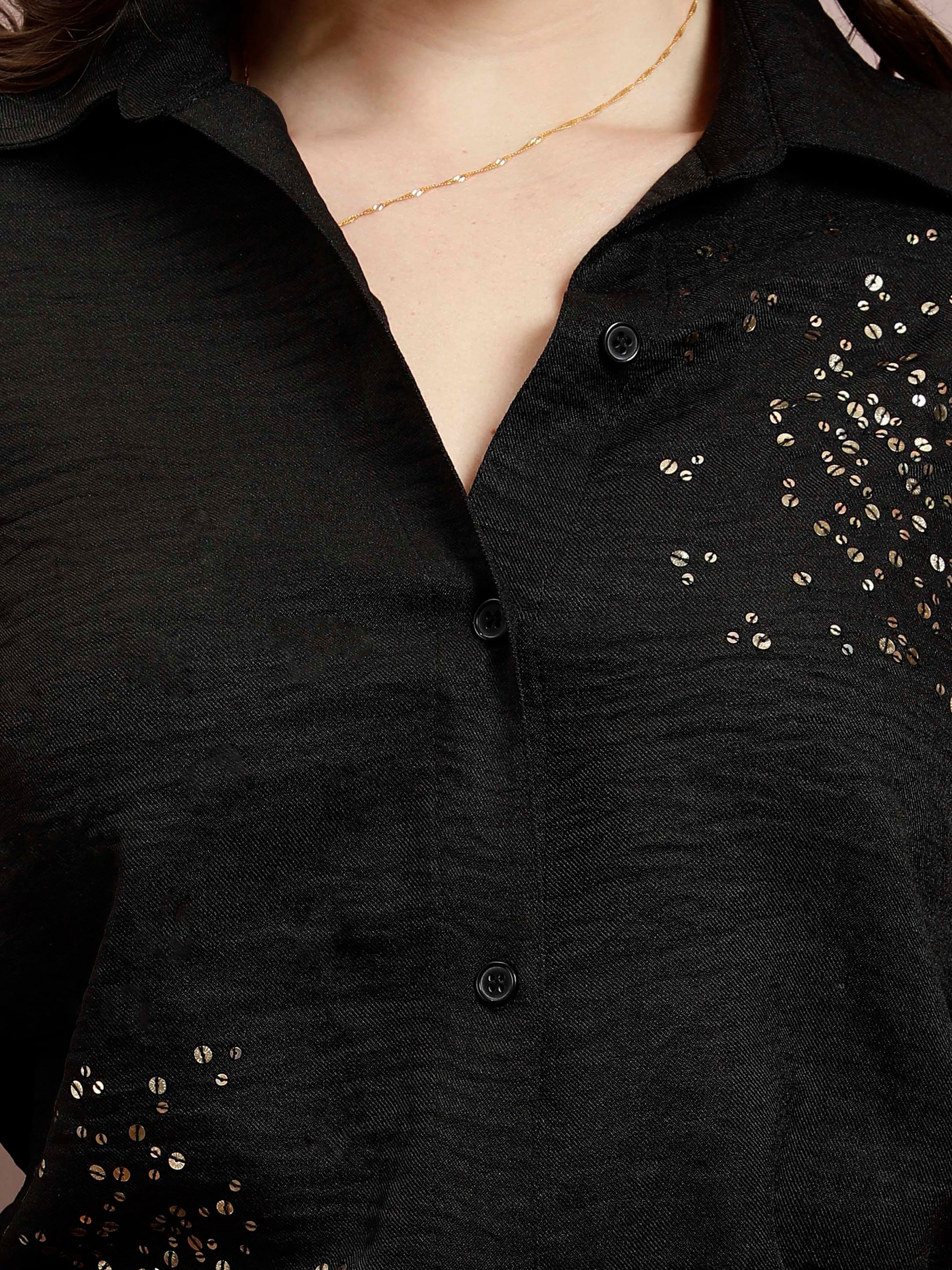 Women Floral Opaque Party Regular Fit Shirt