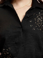 Women Floral Opaque Party Regular Fit Shirt