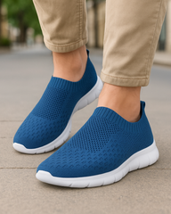 ZONIC Mens Lightweight Knit Sneakers with Memory Insole | Breathable, Anti-Skid Running, Walking & Gym Shoes